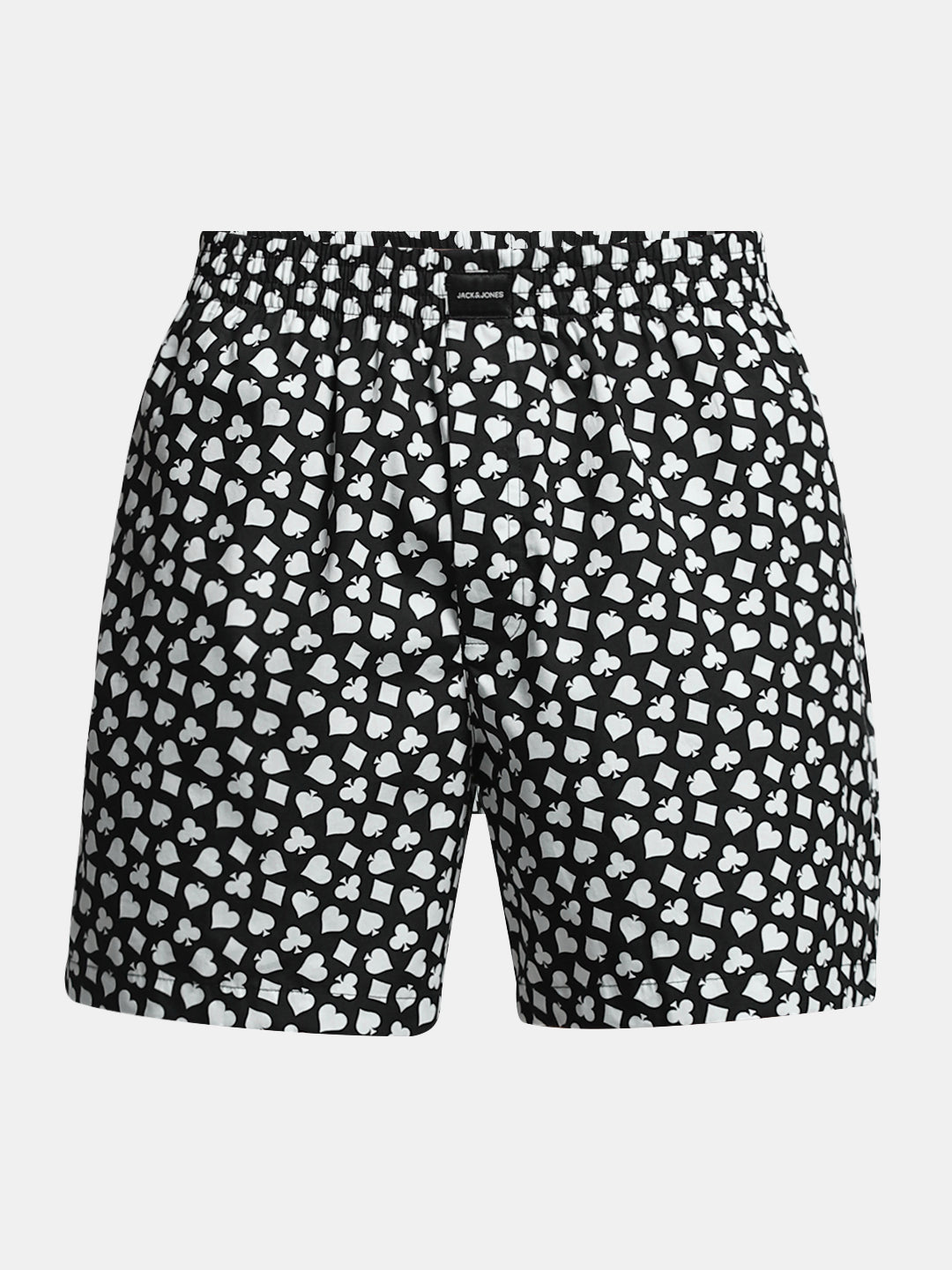 Black Printed Cotton Boxers