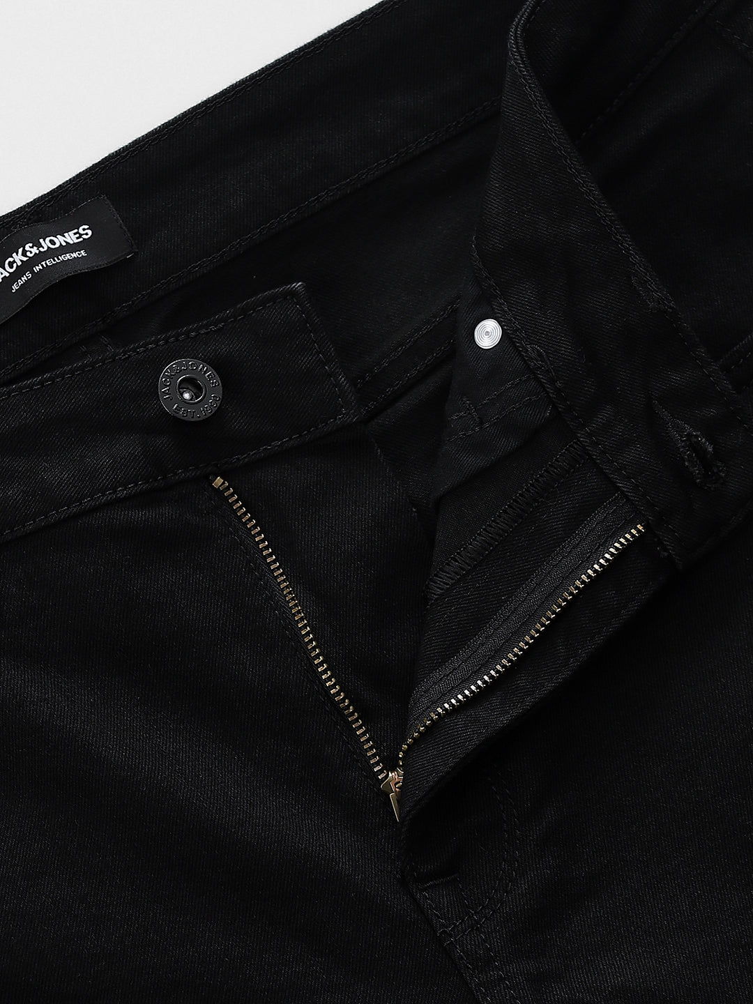 Black Low Rise Clark Regular Fit Jeans