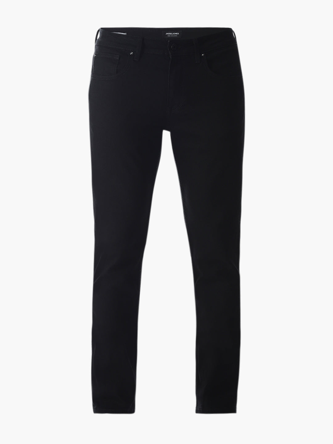 Black Low Rise Clark Regular Fit Jeans