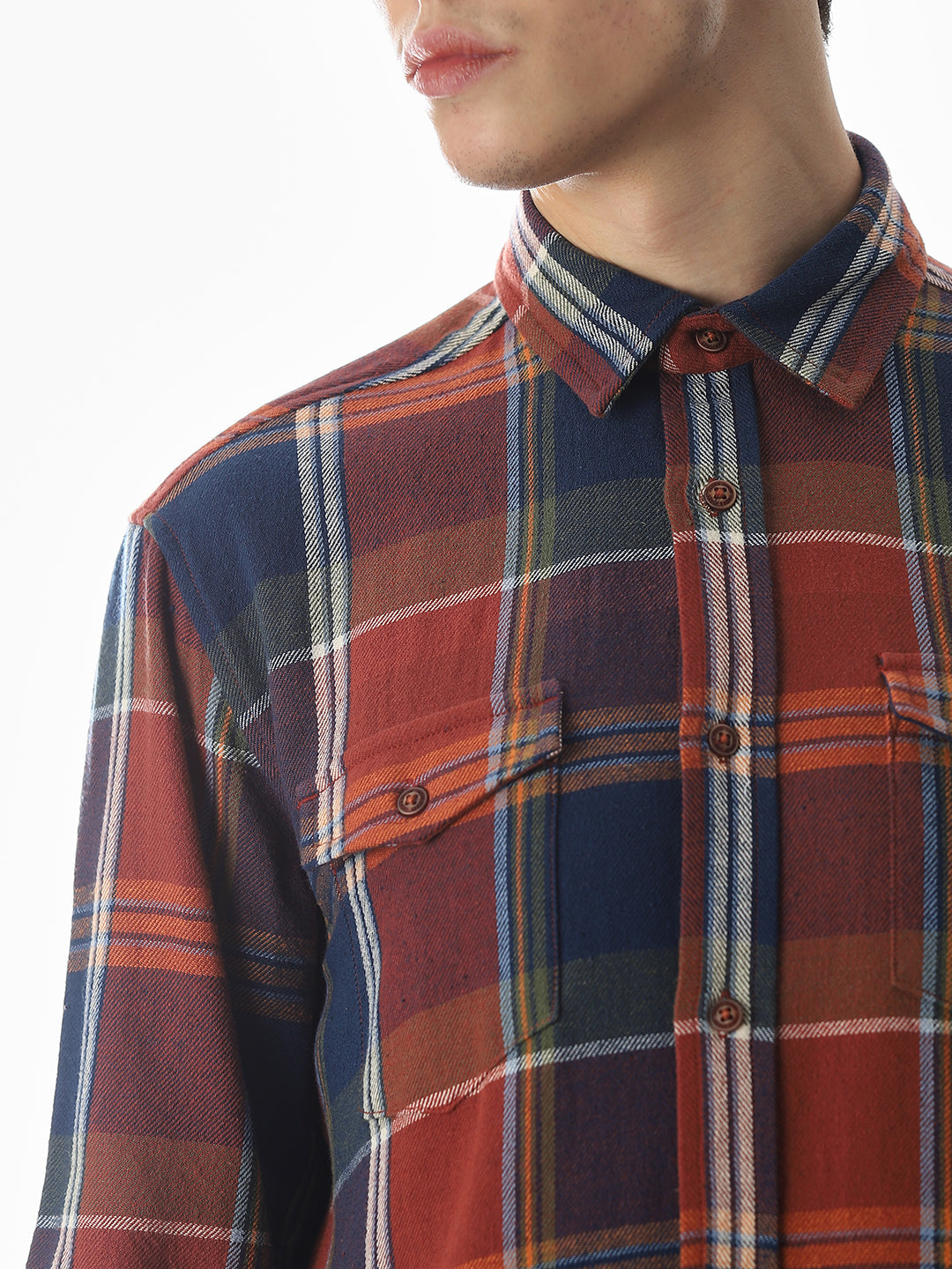Blue & Red Check Shirt