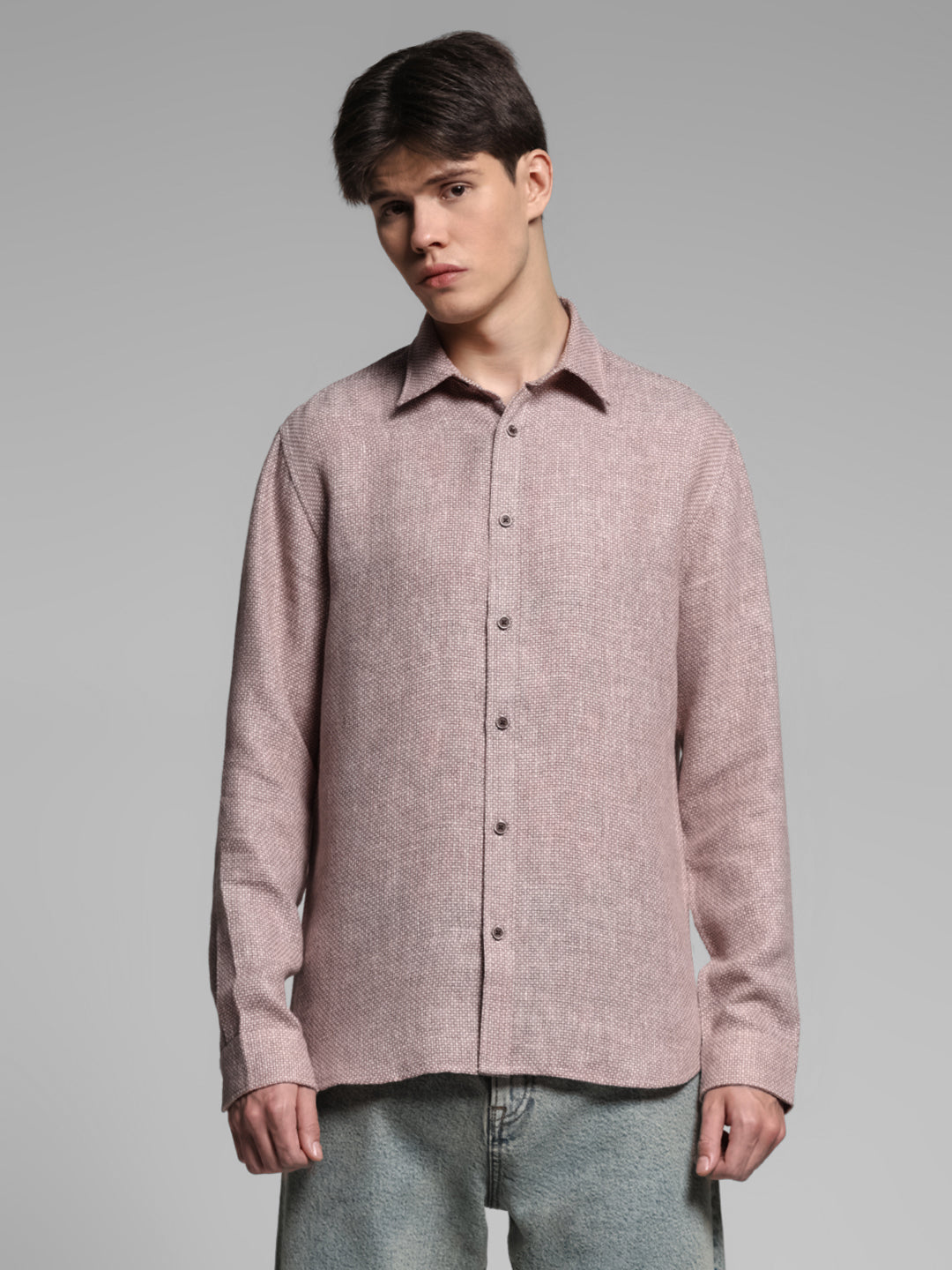 Red Regular Fit Shirt