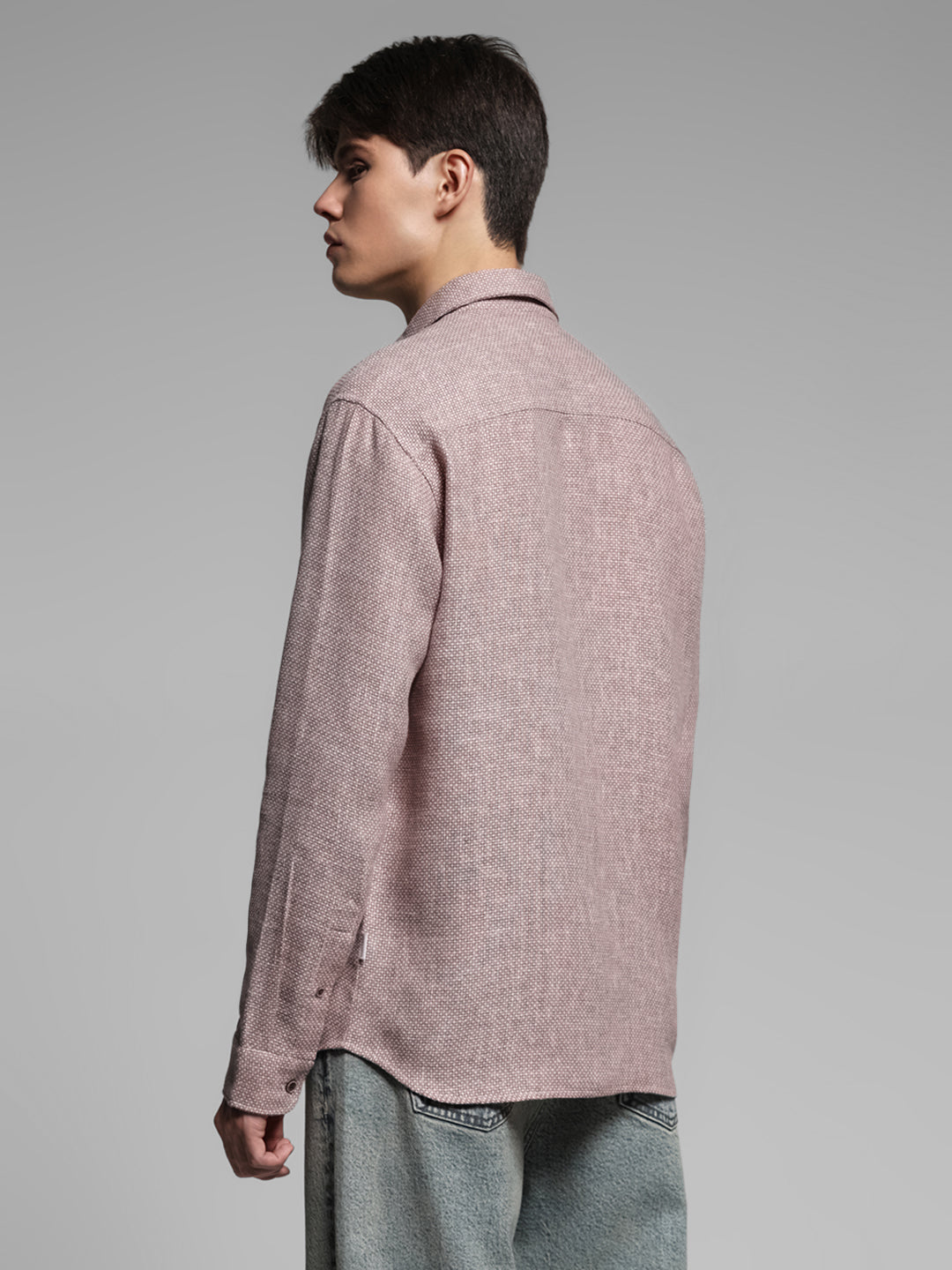 Red Regular Fit Shirt