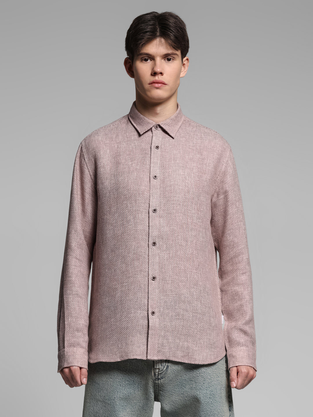 Red Regular Fit Shirt