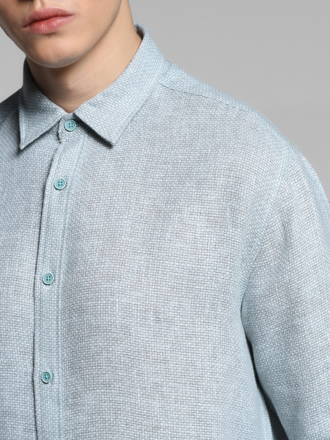 Green Regular Fit Shirt