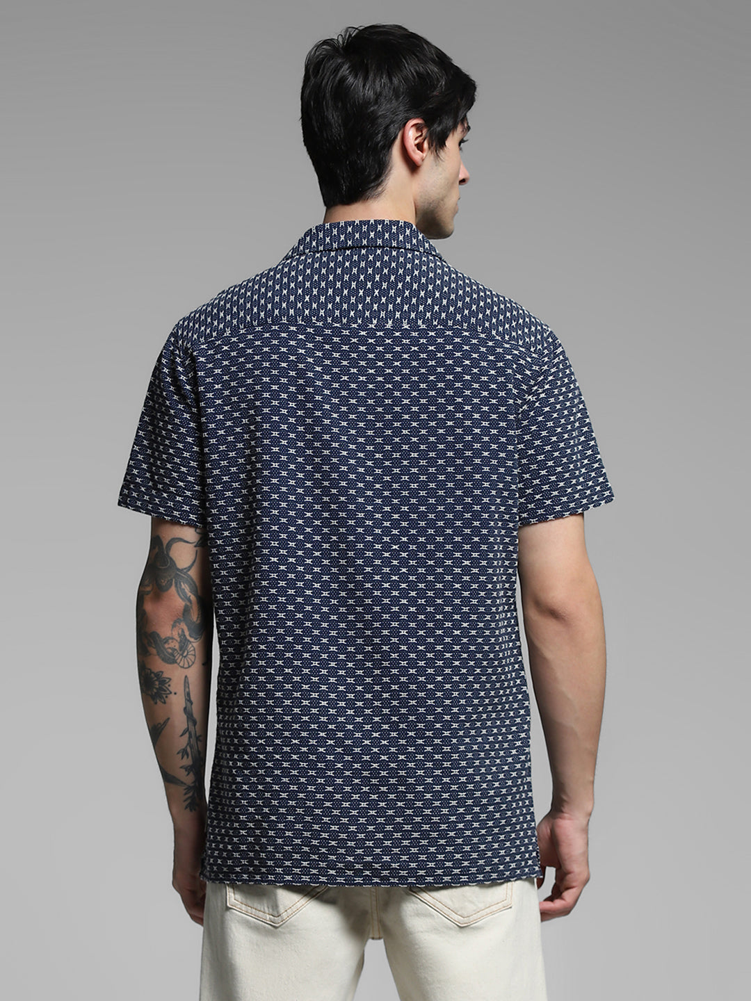 Dark Blue Comfort Fit Shirt