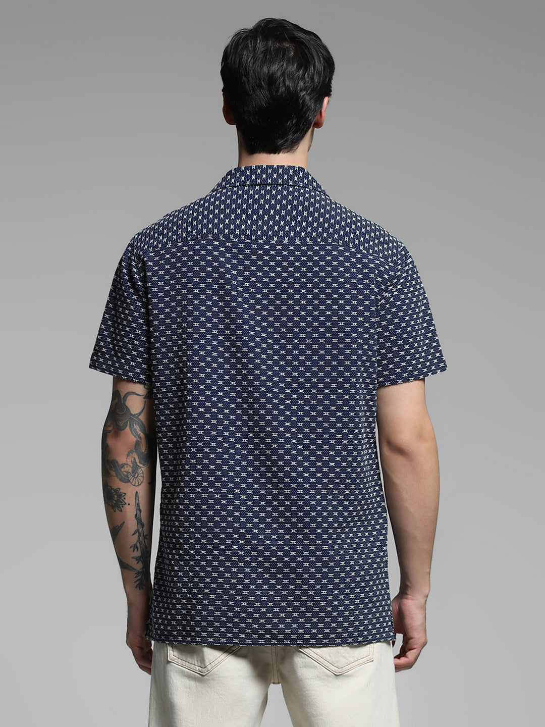 Dark Blue Comfort Fit Shirt