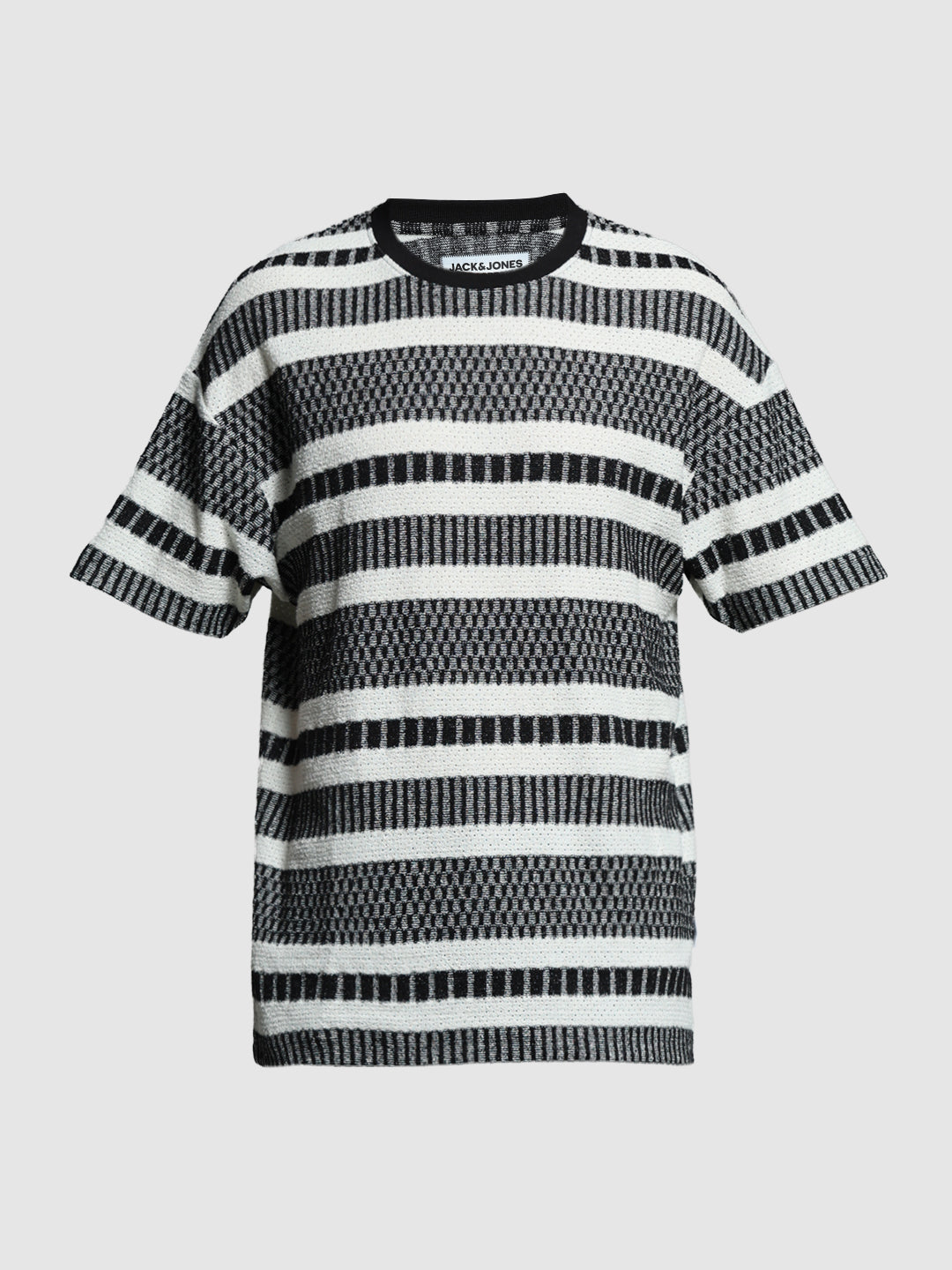 Black Printed Oversized T-shirt