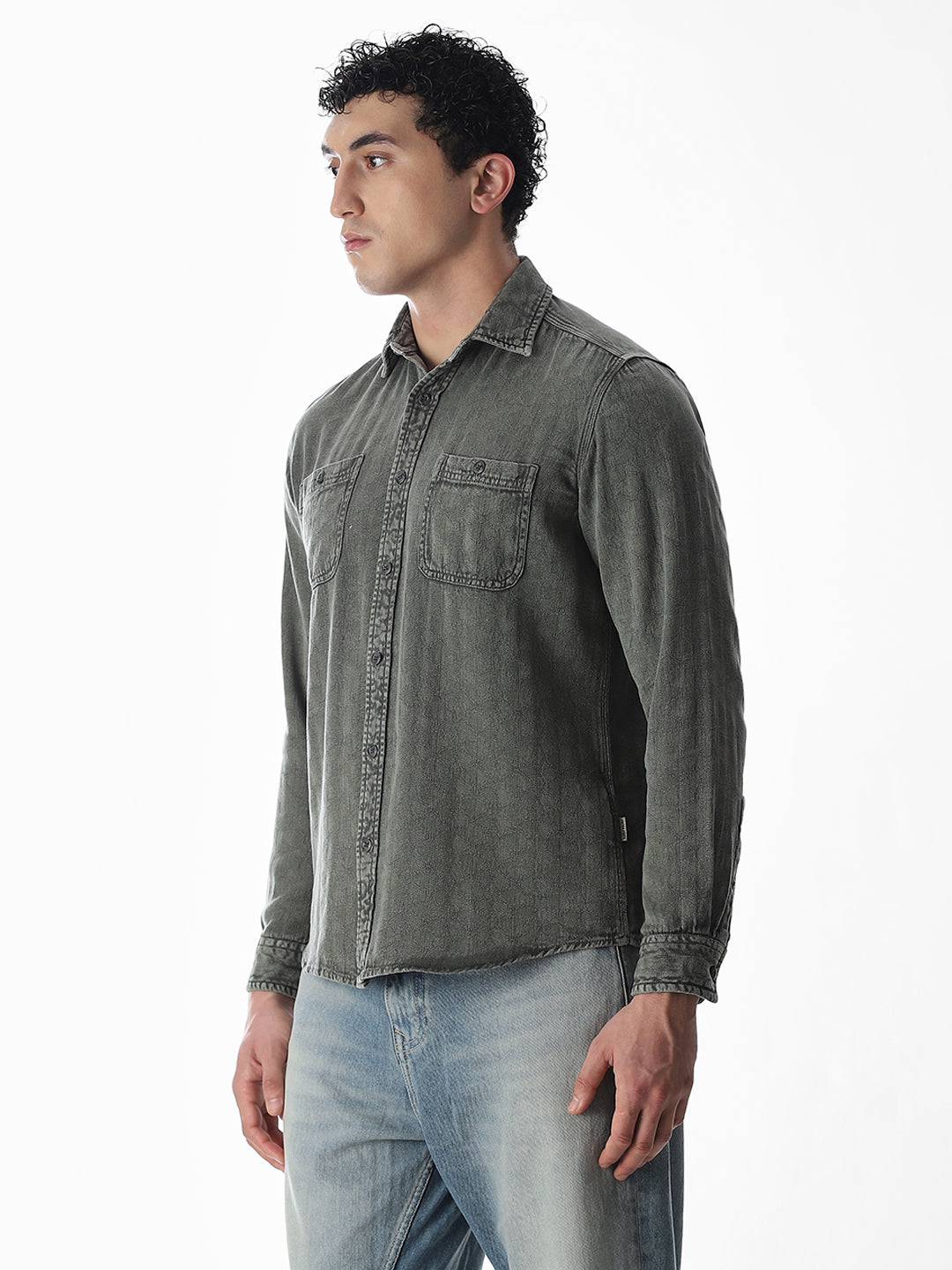 Dobby Cotton Regular Fit Shirt