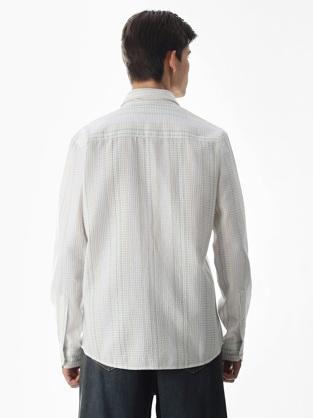 White Striped Cotton Shirt