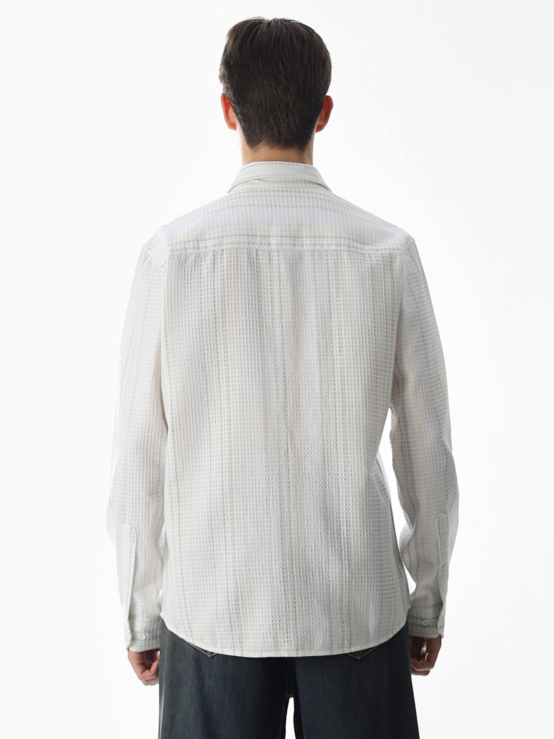 White Striped Cotton Shirt