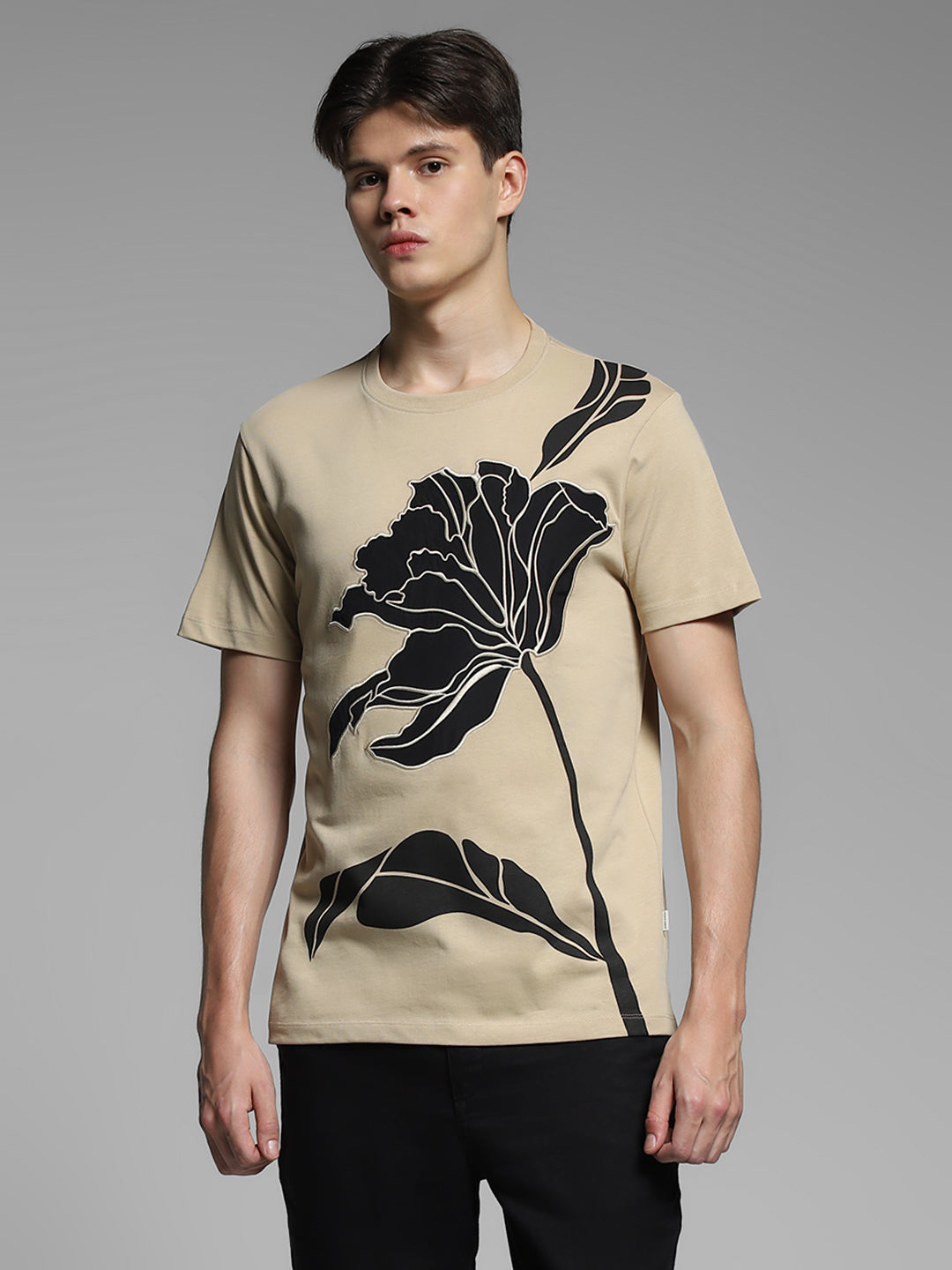 Printed Crew Neck T-shirt