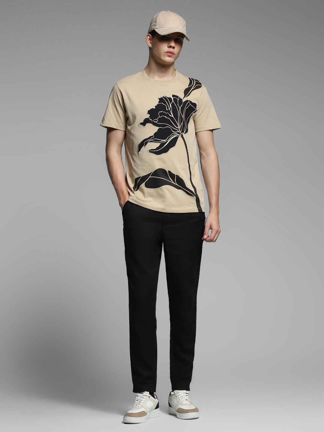 Printed Crew Neck T-shirt