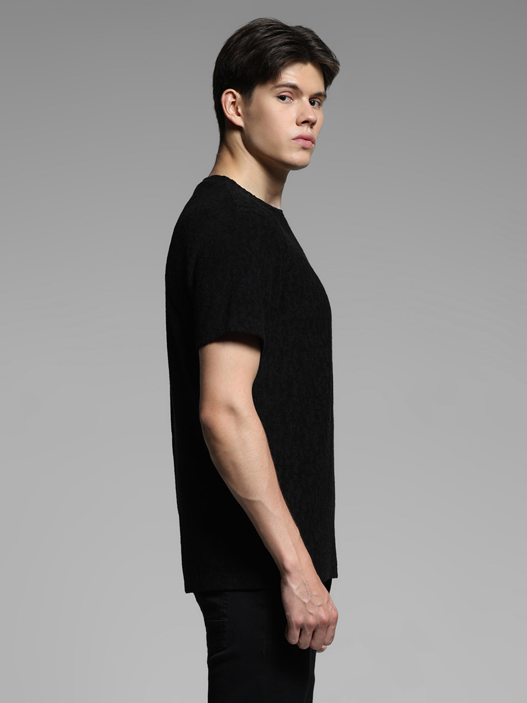 Black Crew Neck T-shirt