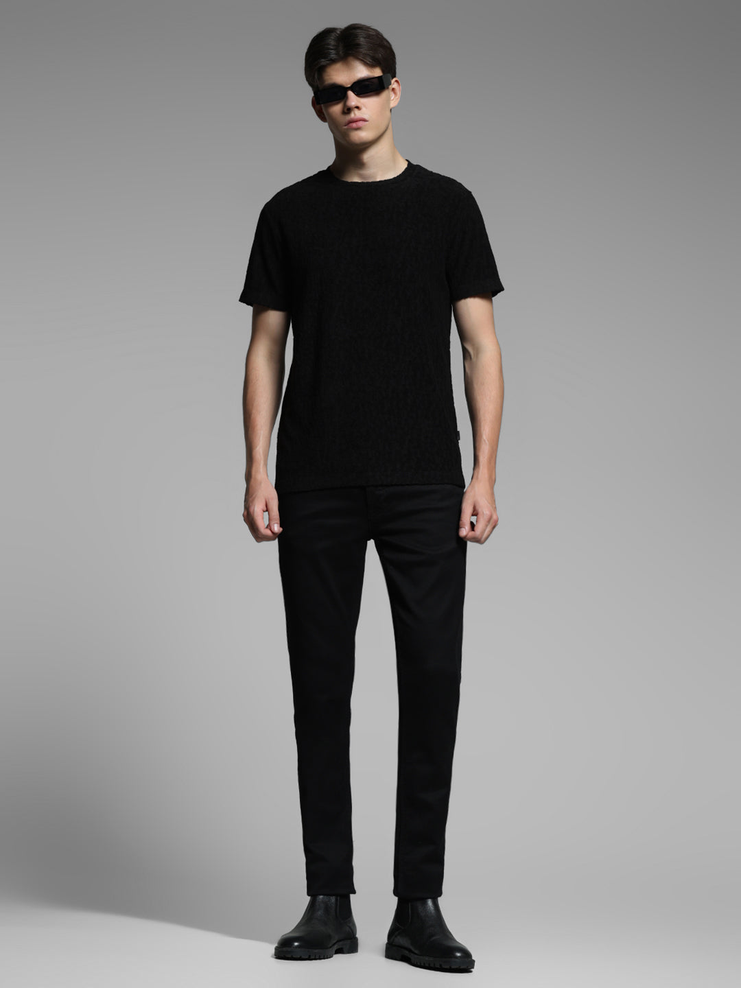 Black Crew Neck T-shirt