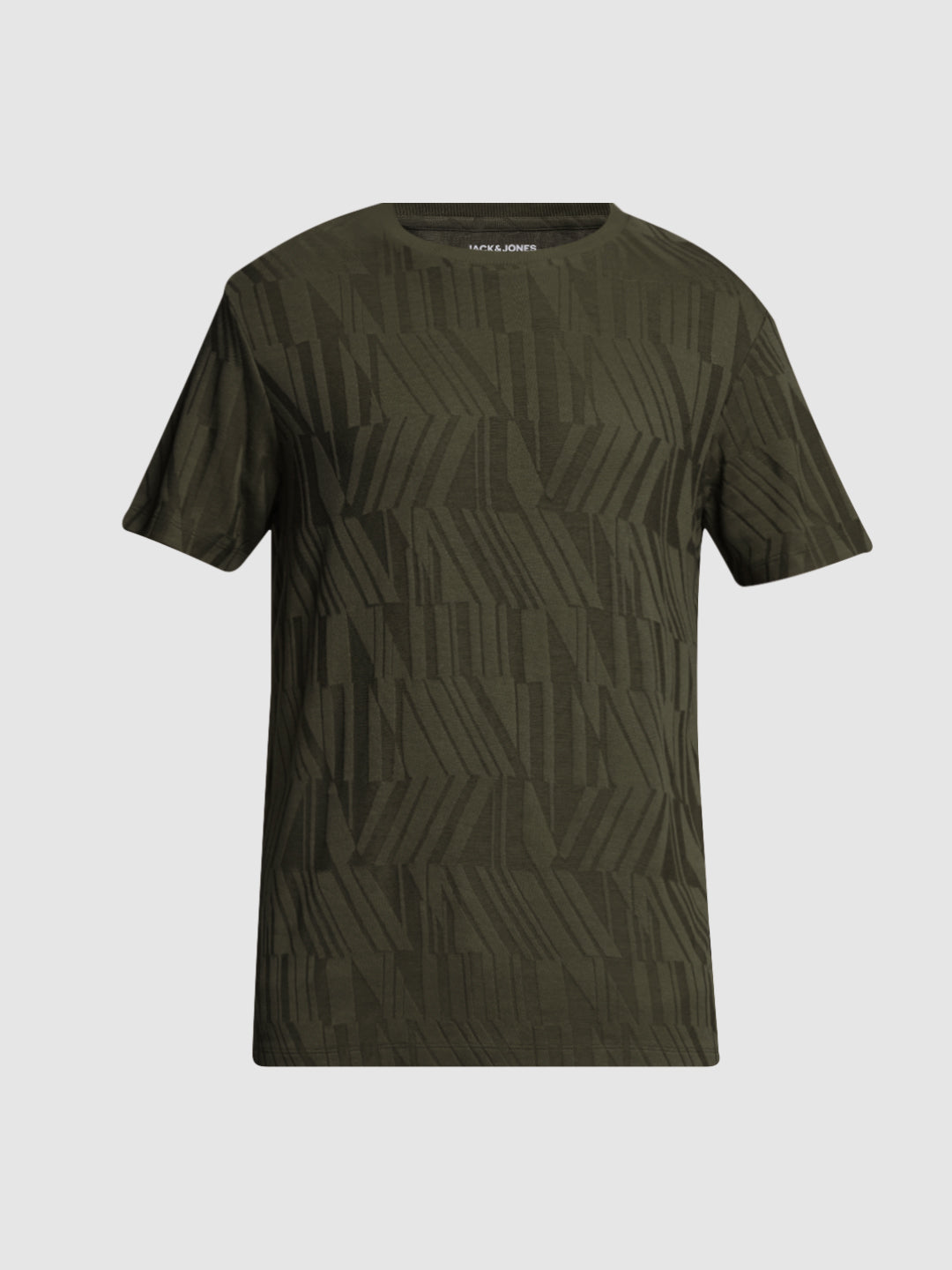 Jacquard Crew Neck T-shirt