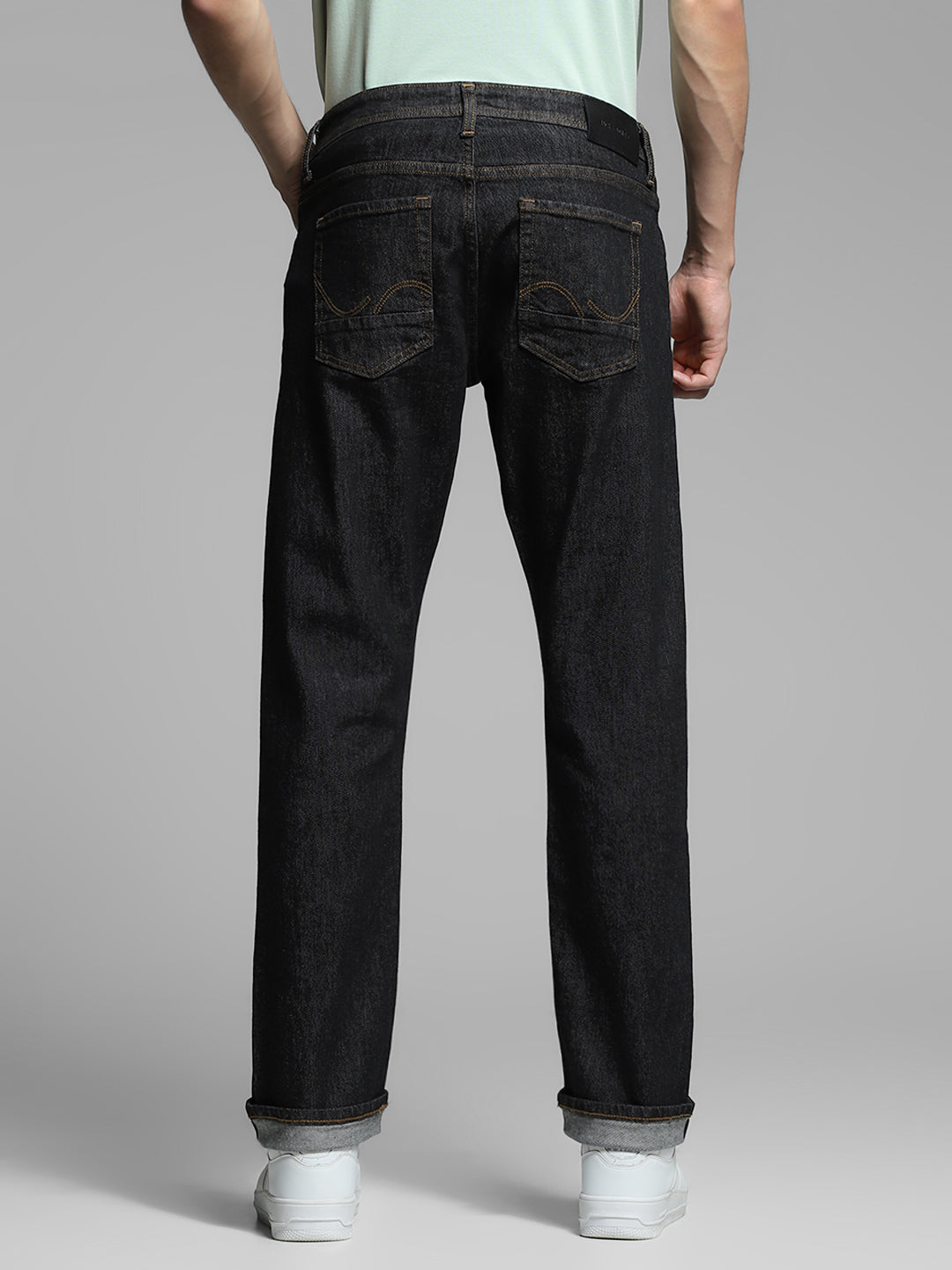 JACK&JONES Black Clark Regular Fit Jeans