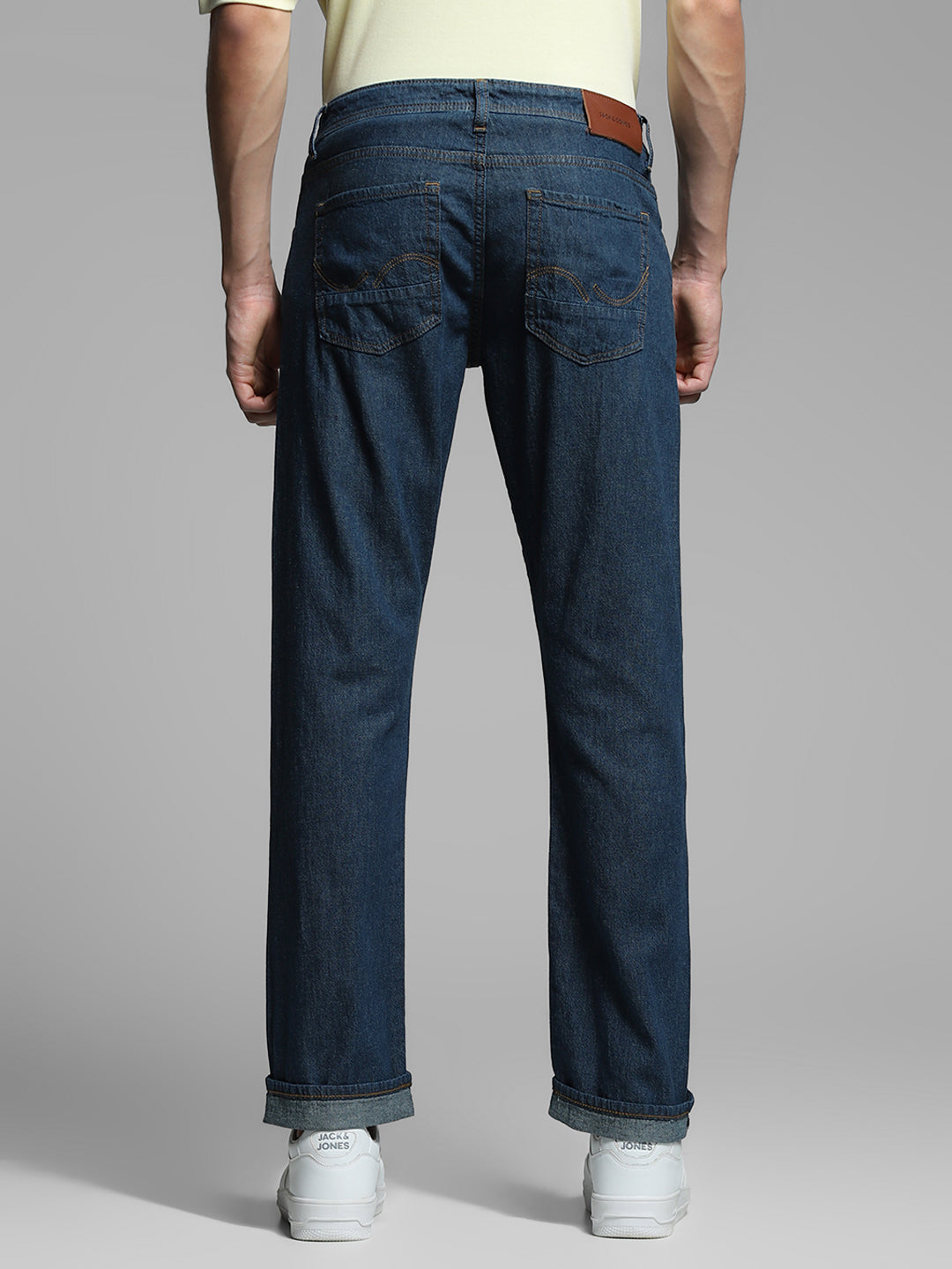 JACK&JONES Dark Blue Clark Regular Fit Jeans