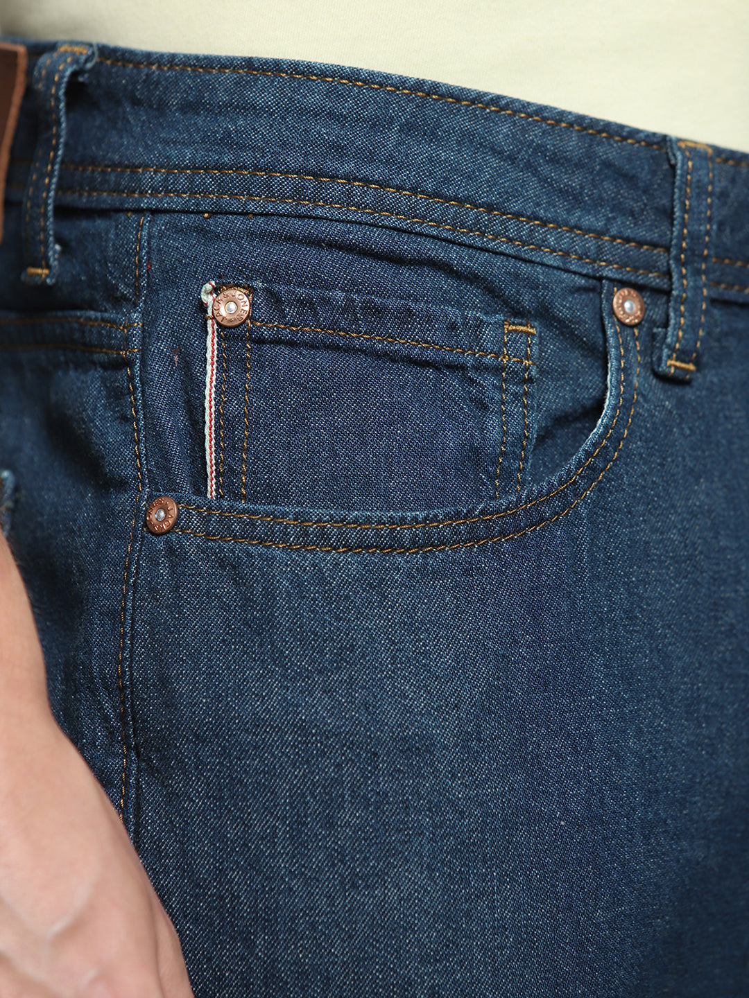 JACK&JONES Dark Blue Clark Regular Fit Jeans