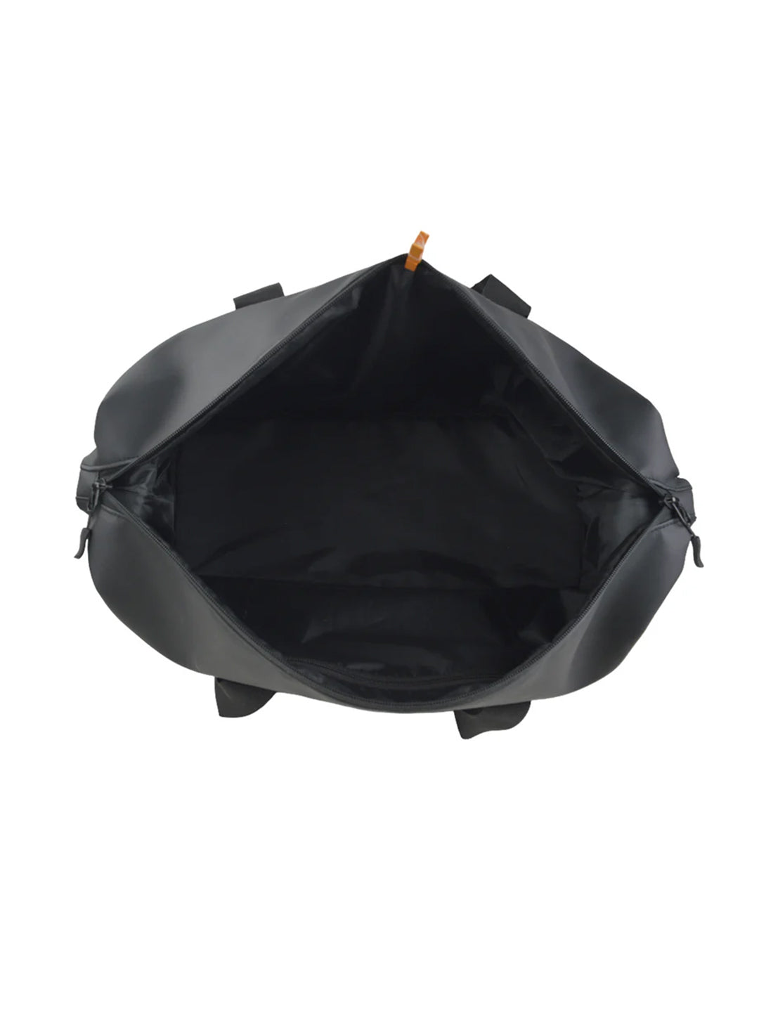 Black Contrast Stitch Duffle Bag