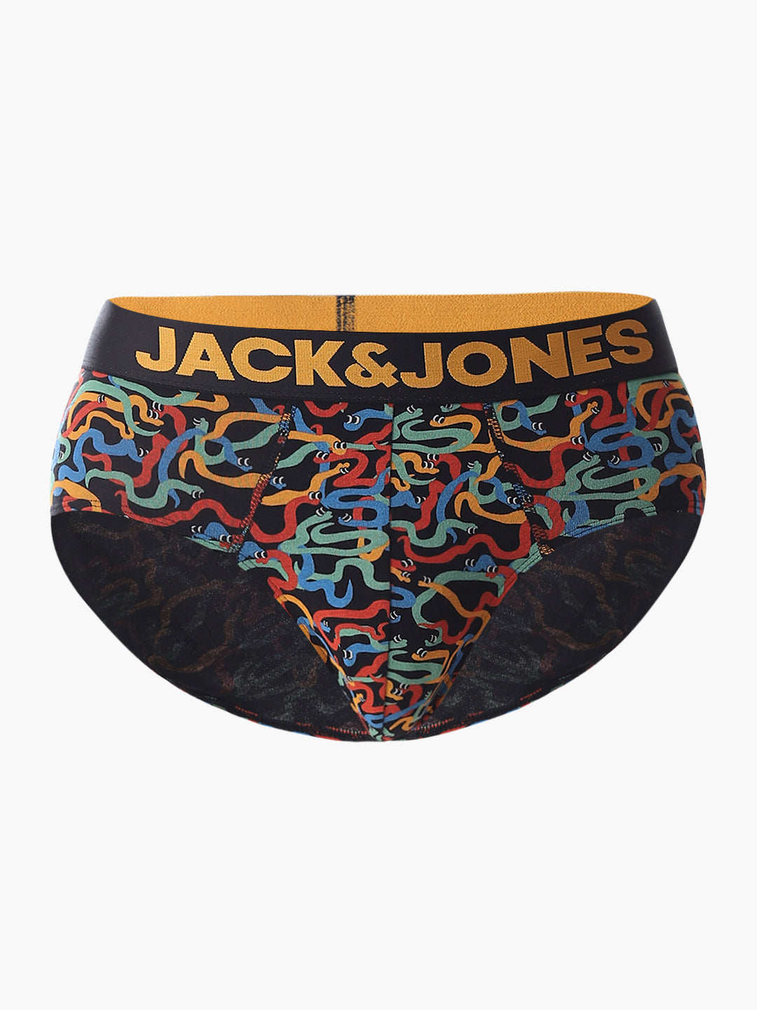 Black Snake Printed Briefs