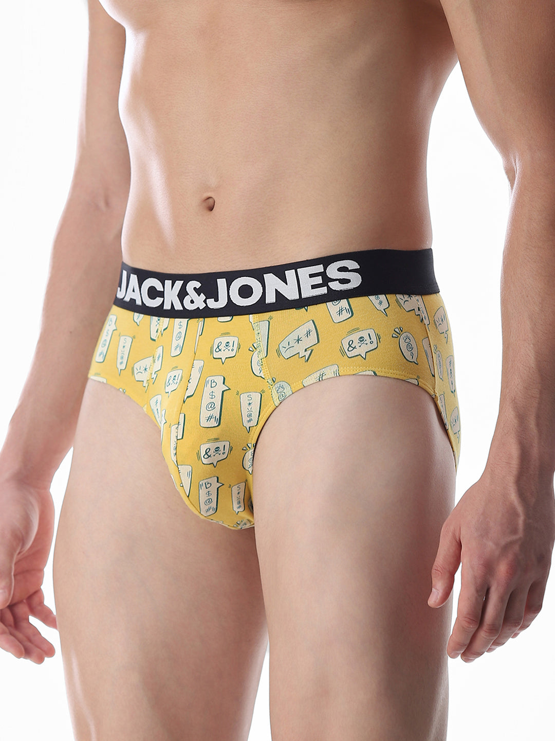 Yellow Printed Briefs
