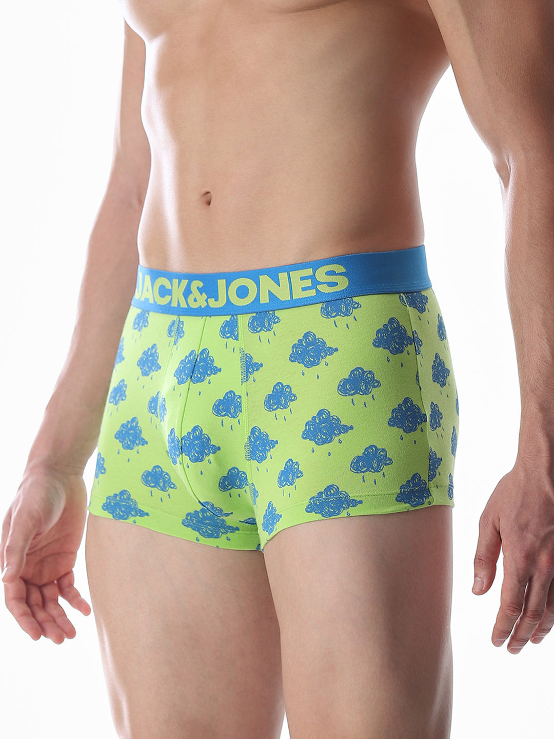Green Cloud Printed Trunks