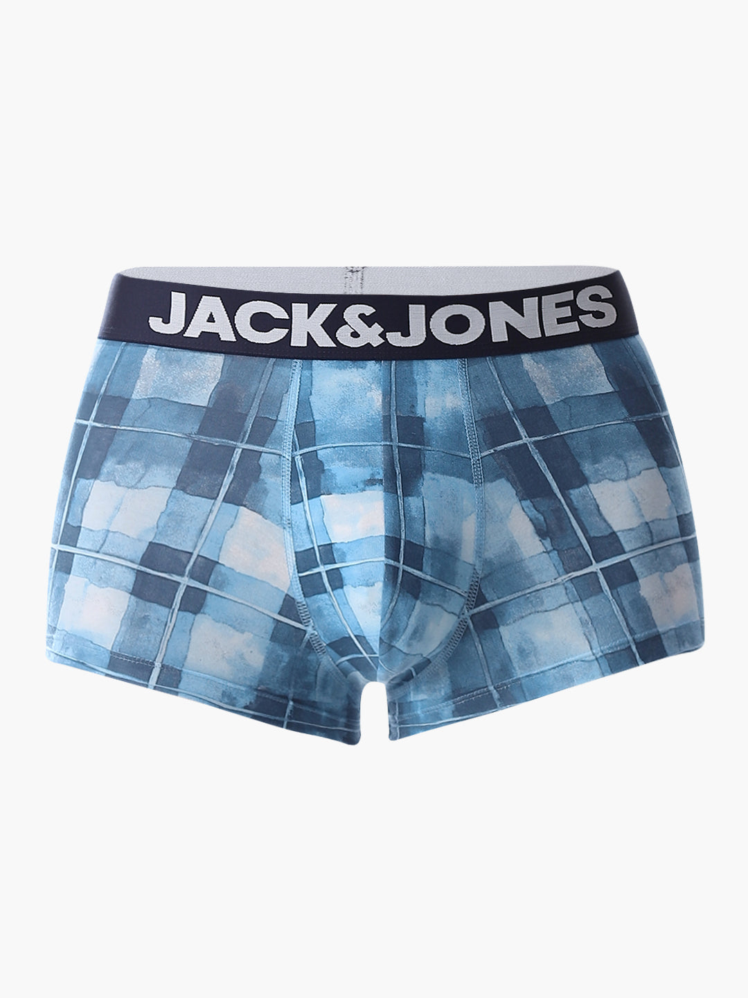 Blue Check Print Trunks
