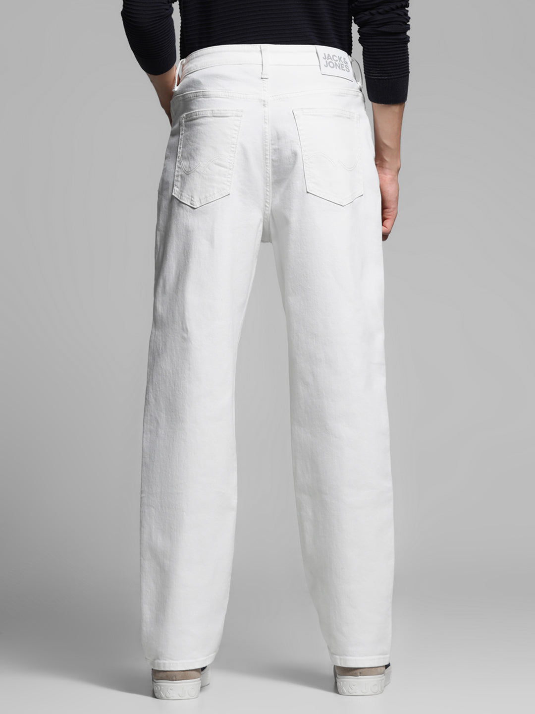 High Rise Dario Loose Fit Jeans - White