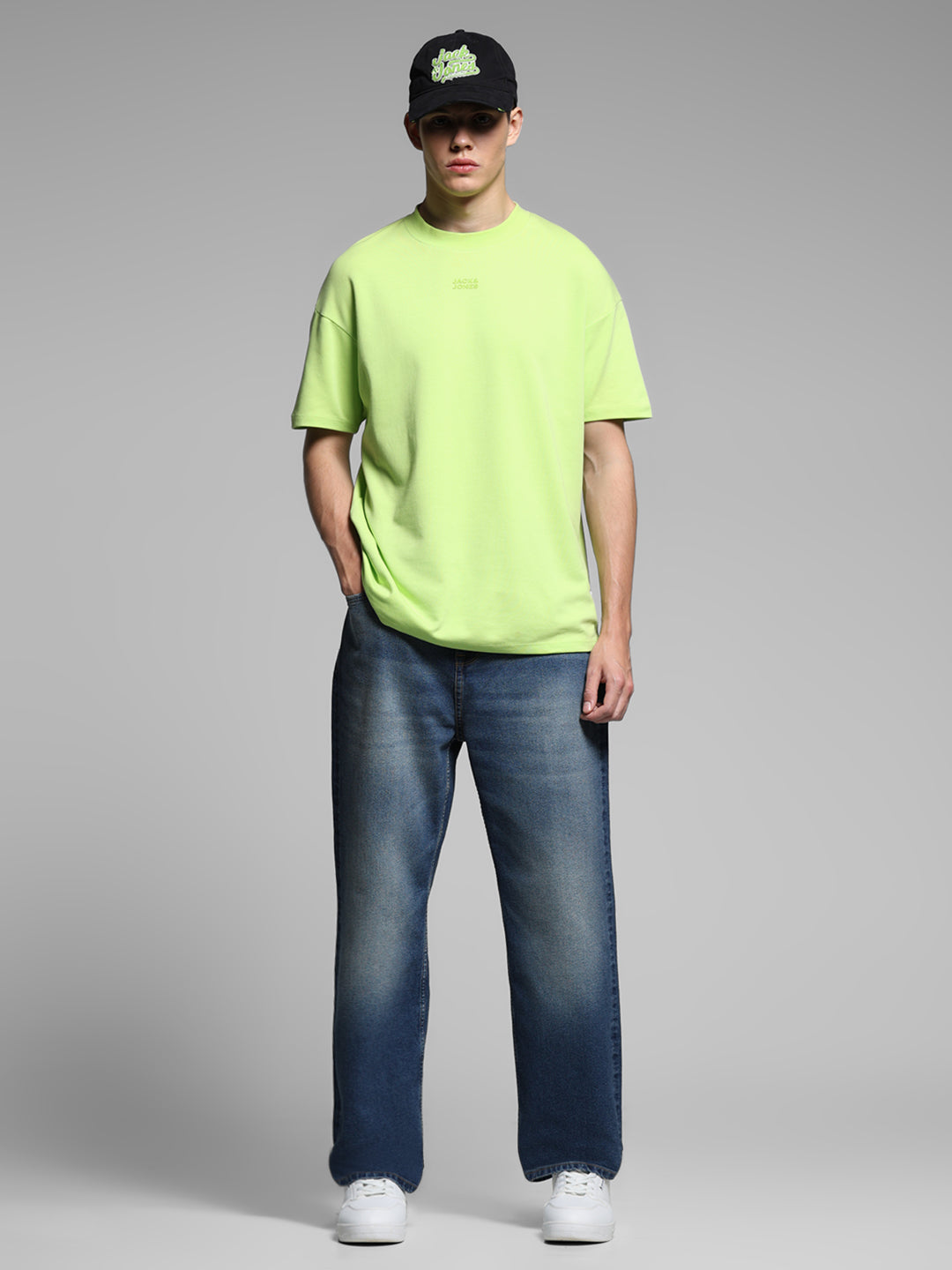 High Rise Dario Loose Fit Jeans - Blue