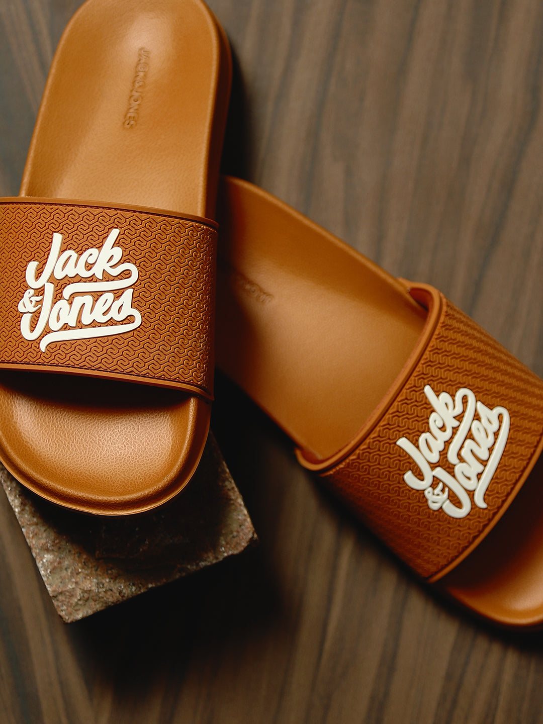 Brown Textured Pool Sliders