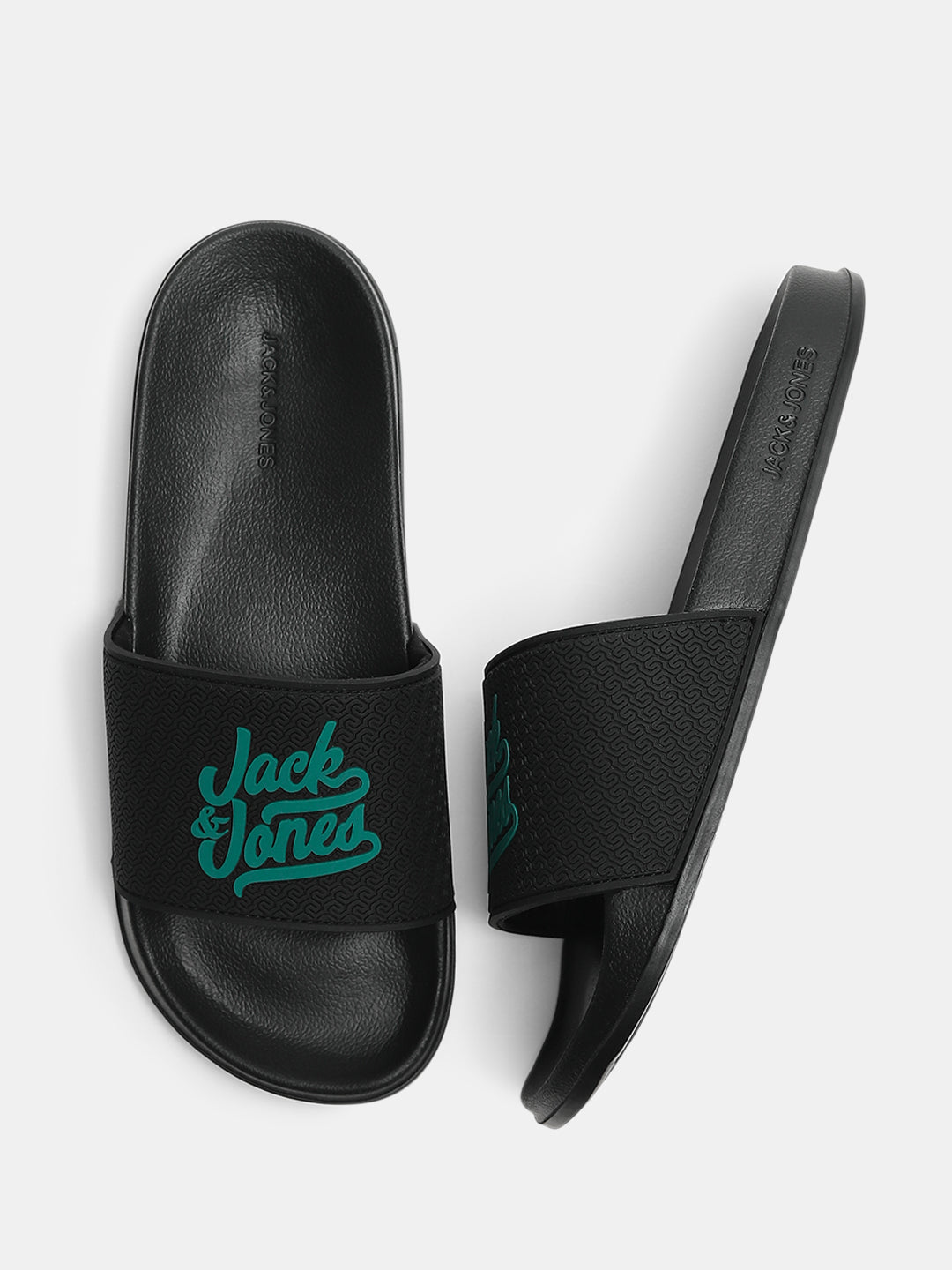 Black Textured Pool Sliders