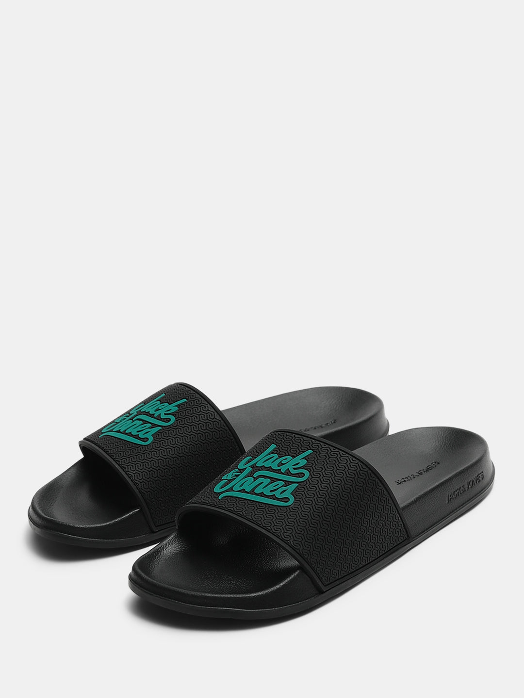 Black Textured Pool Sliders
