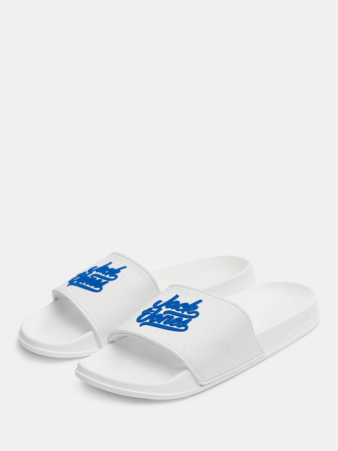 White Textured Pool Sliders