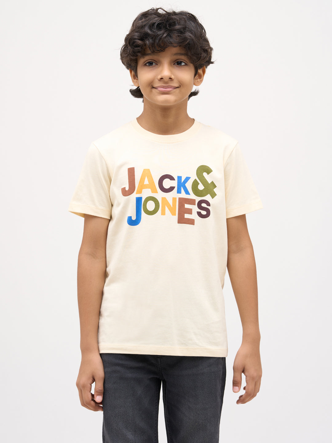 Logo Text Print T-shirt