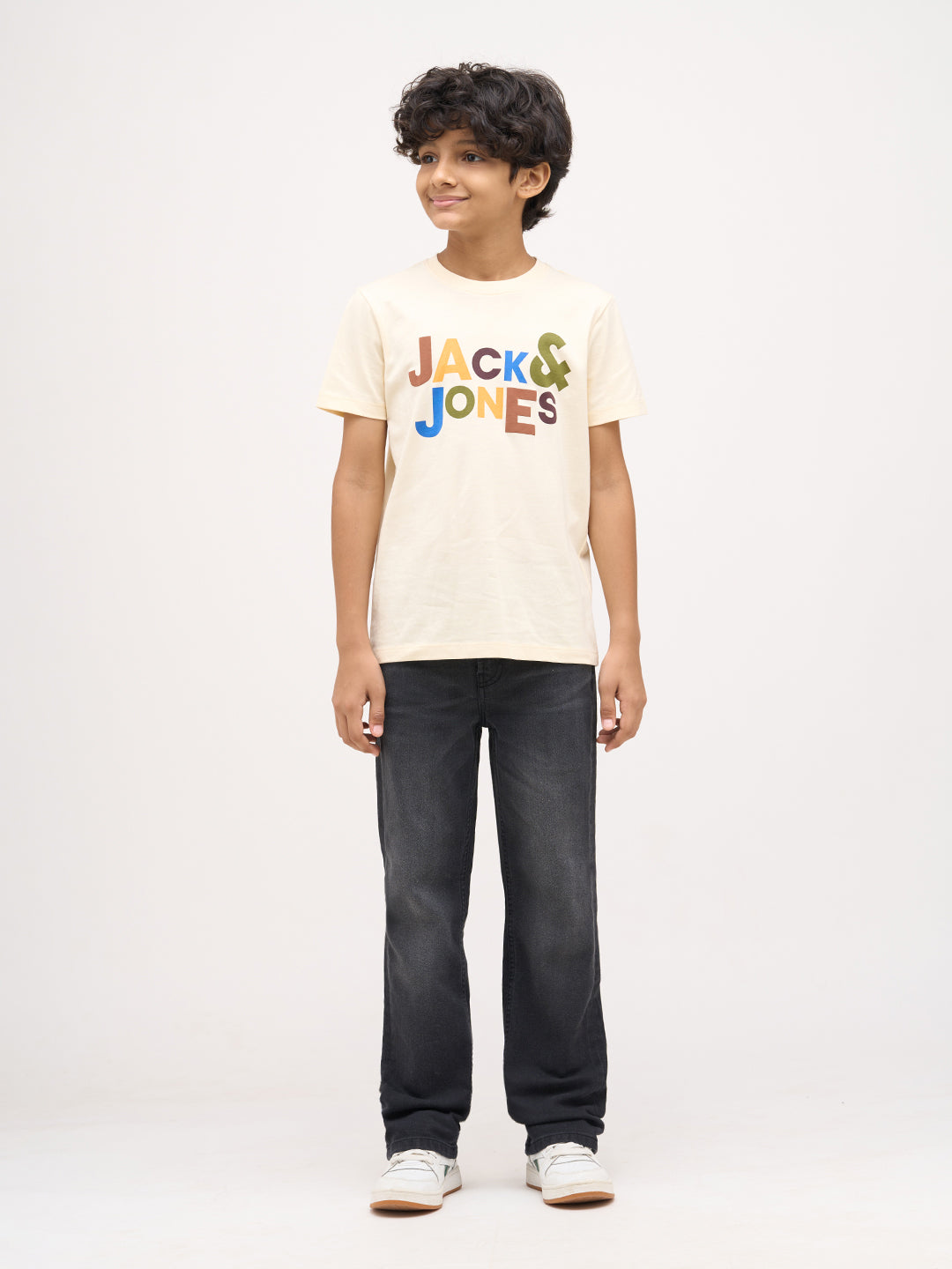 Logo Text Print T-shirt