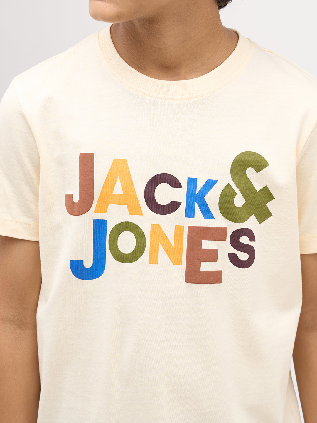 Logo Text Print T-shirt