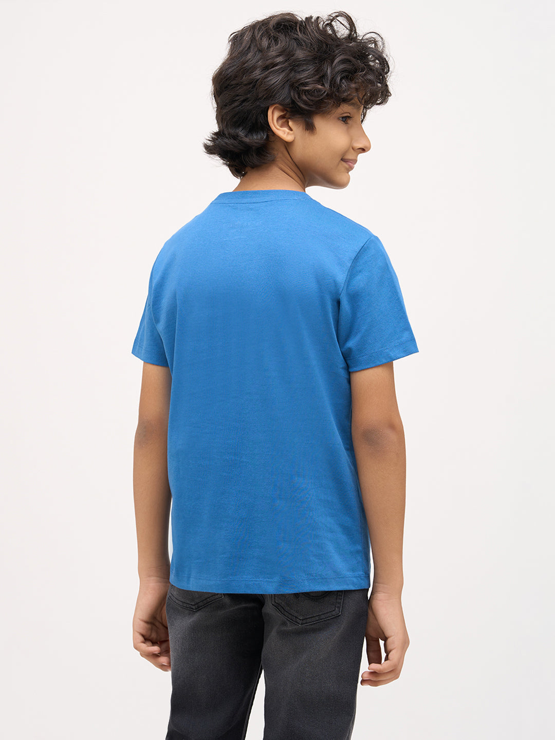 Boys Car Print Cotton T-shirt