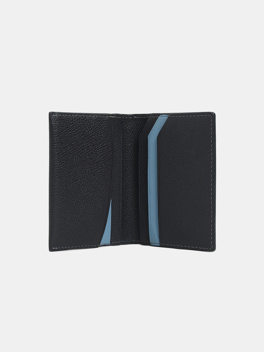 Blue Leather Card Holder