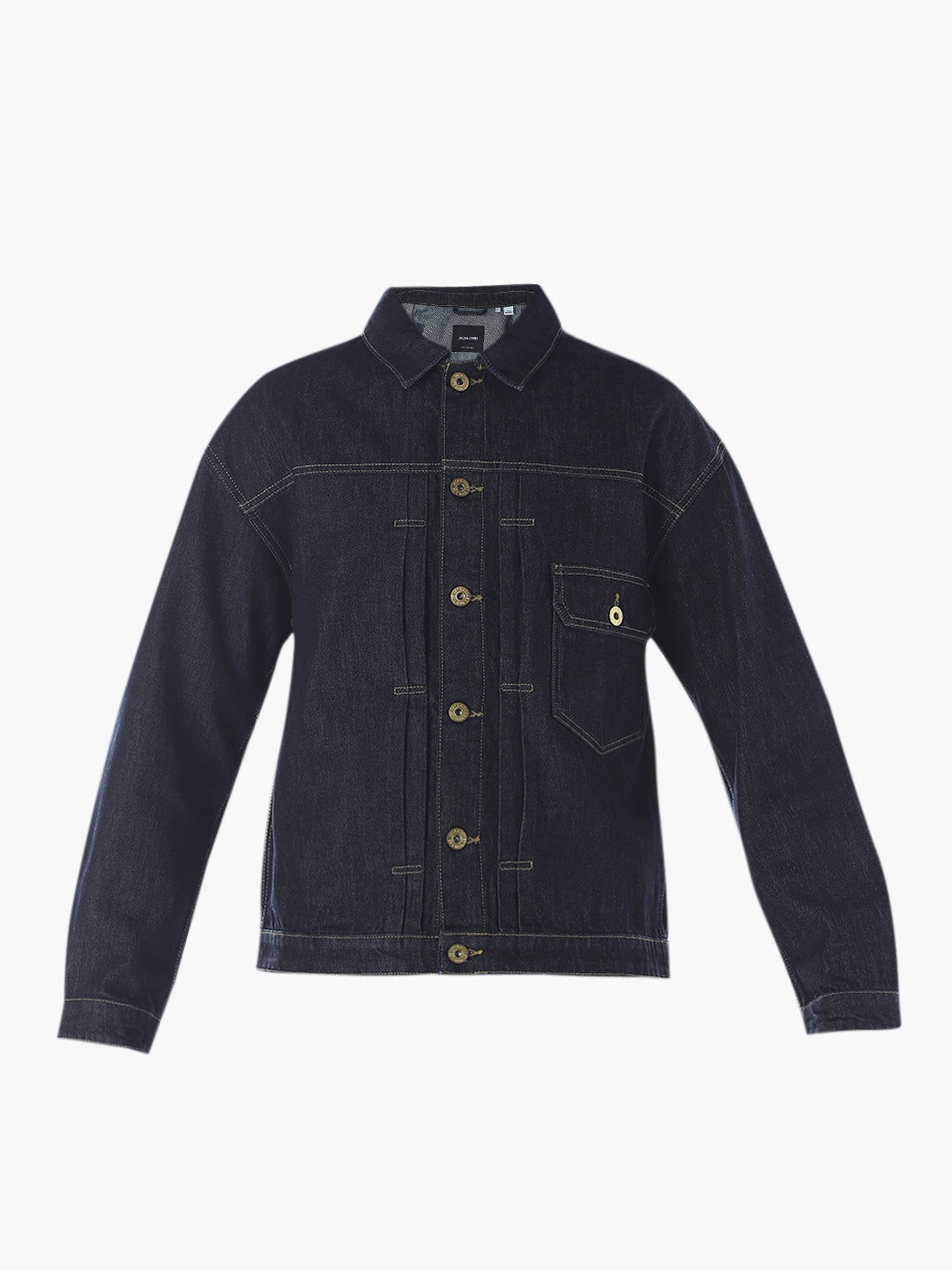 Dark Blue Cotton Denim Jacket