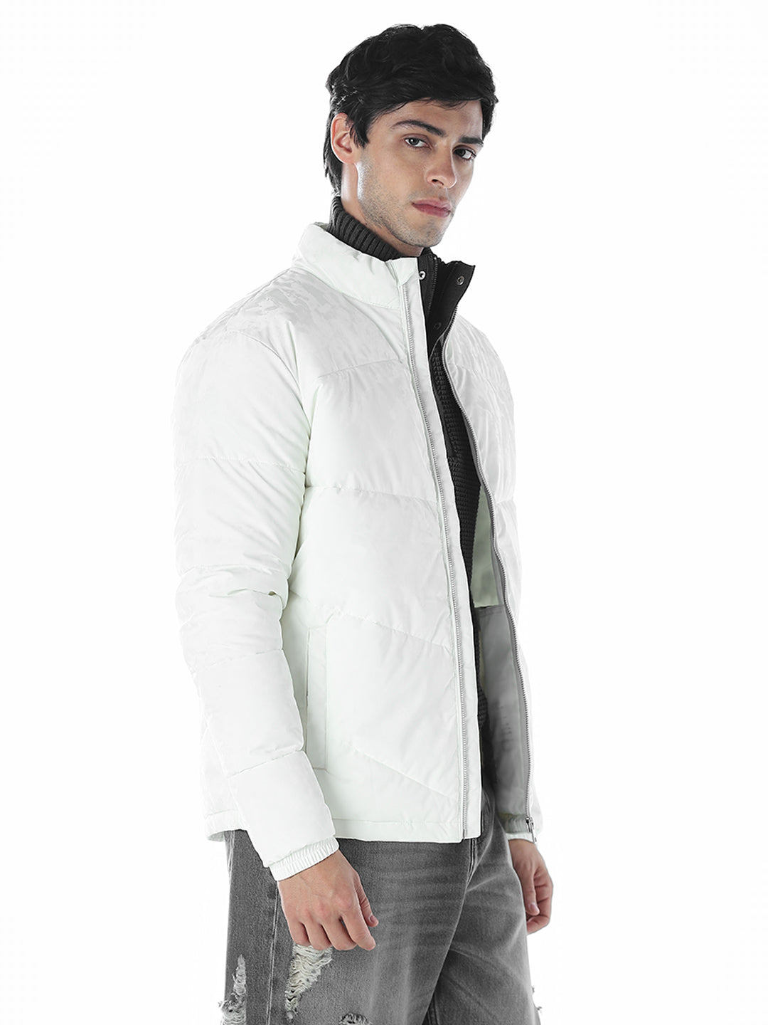 High Neck Puffer Jacket