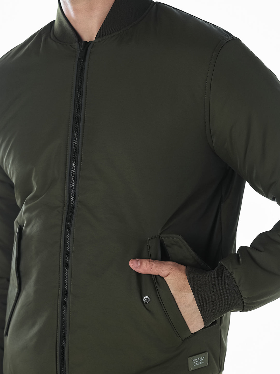 Reversible Bomber Jacket - Green