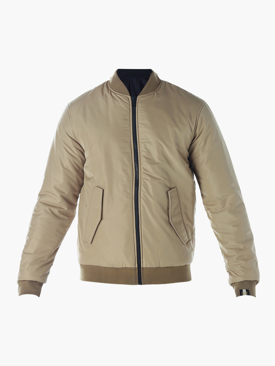 Reversible Bomber Jacket - Beige