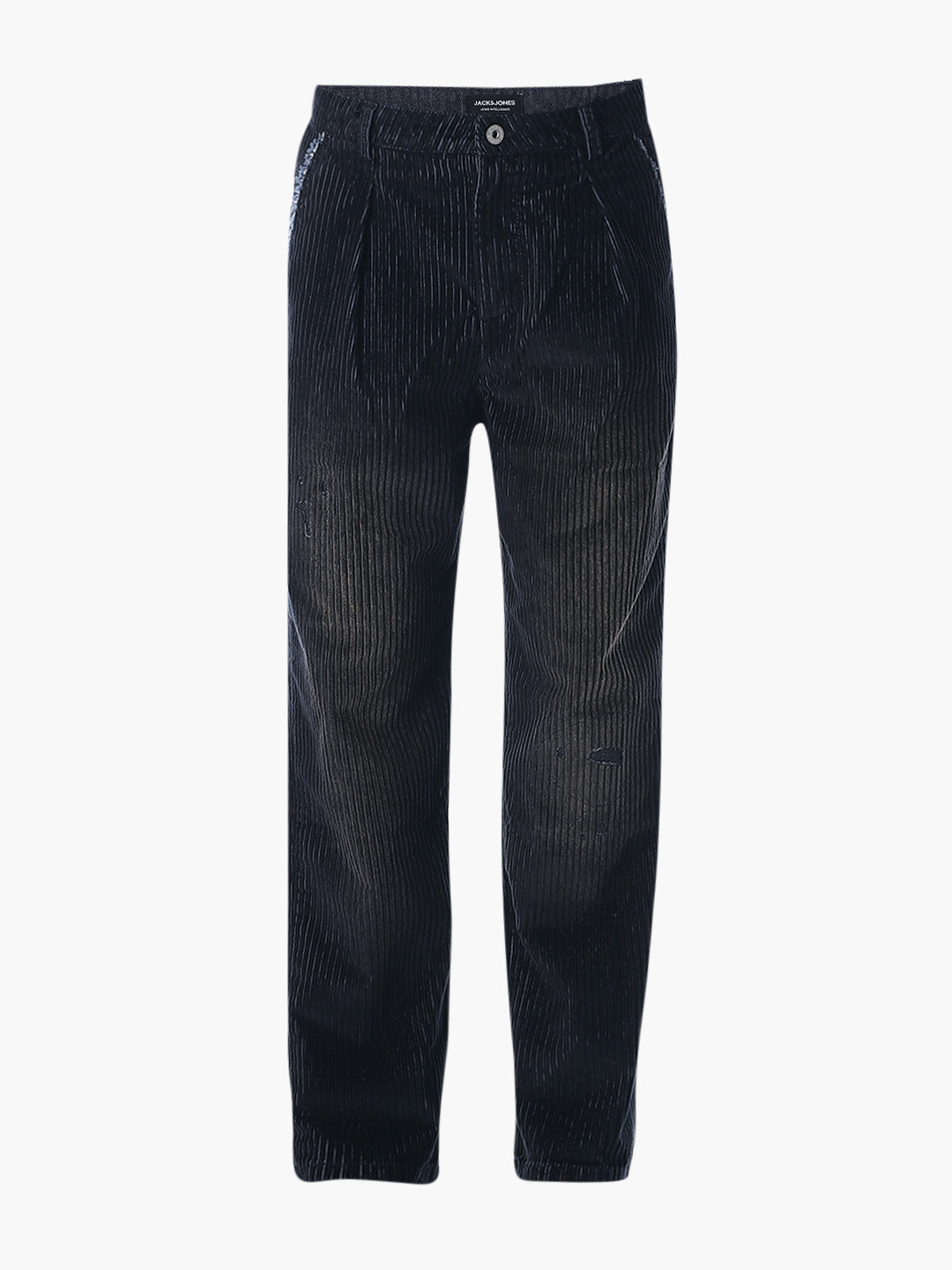 Dark Blue Dario Corduroy Loose Fit Jeans
