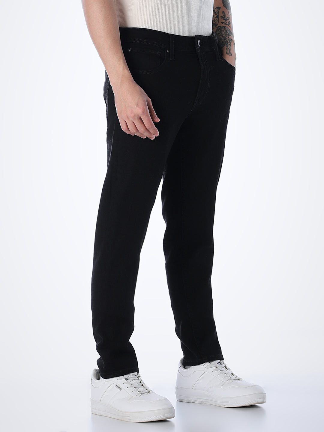 5 Pocket Cropped Tim Slim Fit Jeans