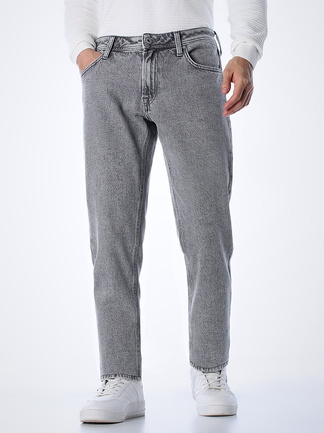 5 Pocket Cropped Tim Slim Fit Jeans