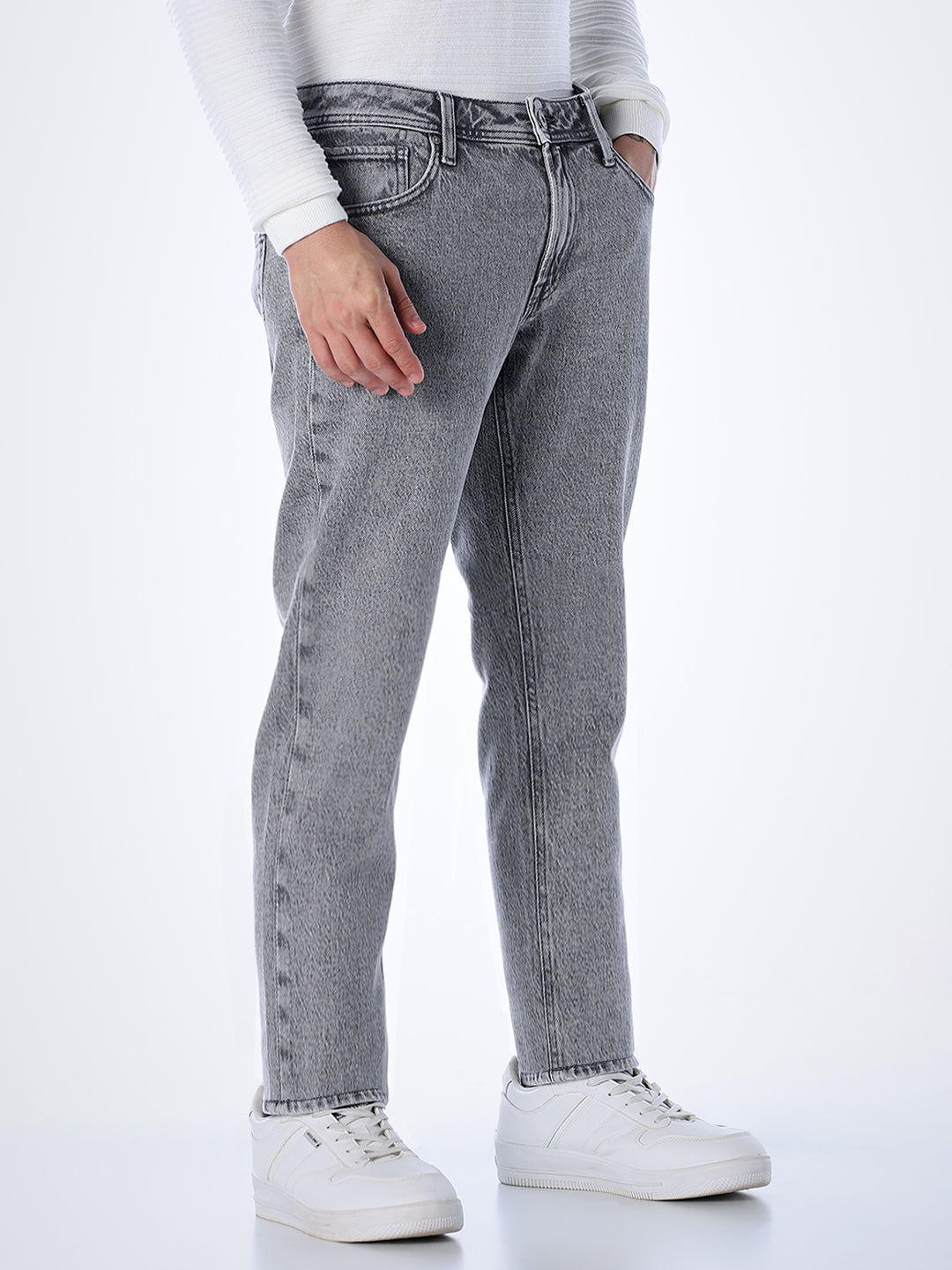 5 Pocket Cropped Tim Slim Fit Jeans