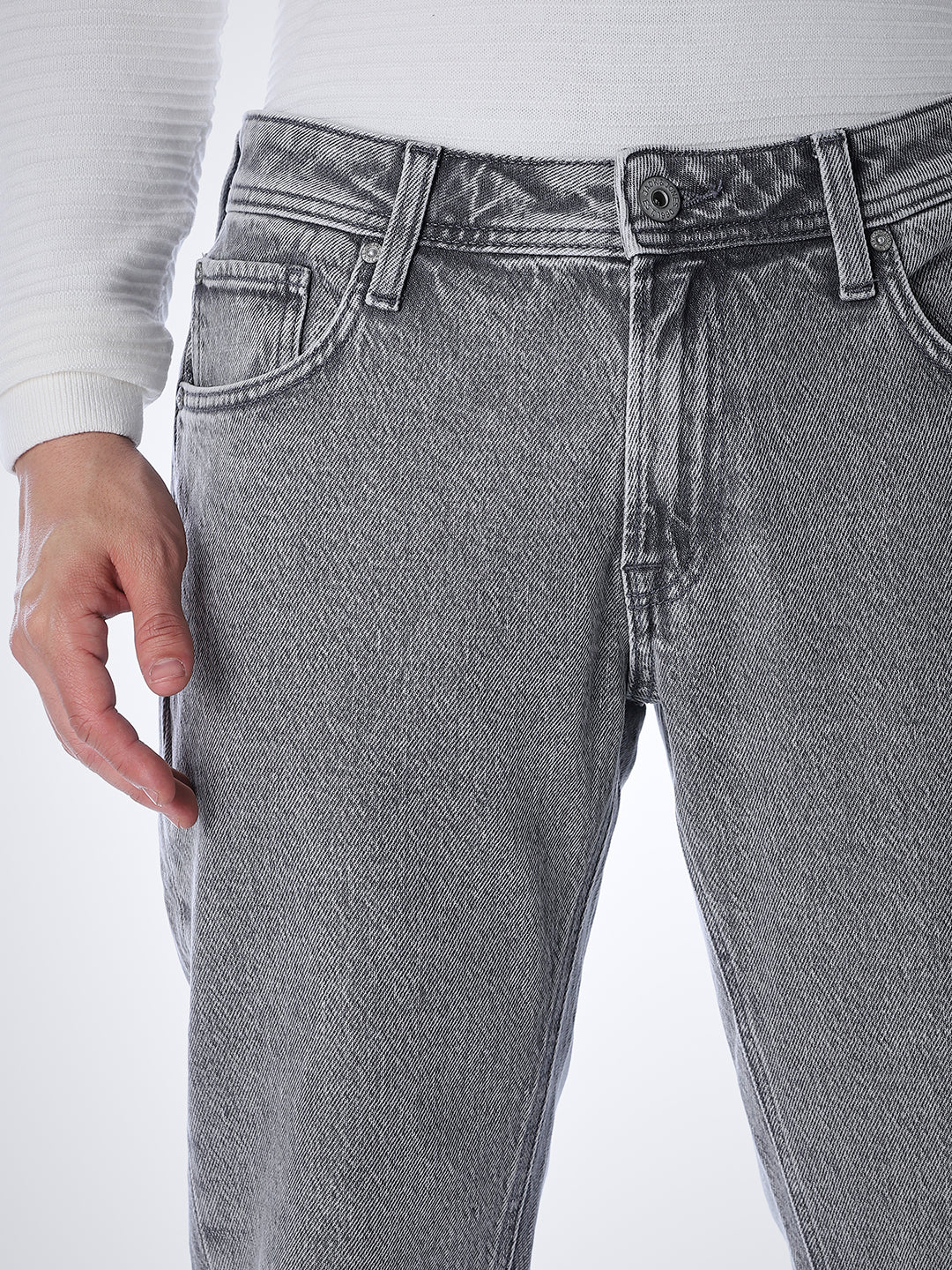 5 Pocket Cropped Tim Slim Fit Jeans