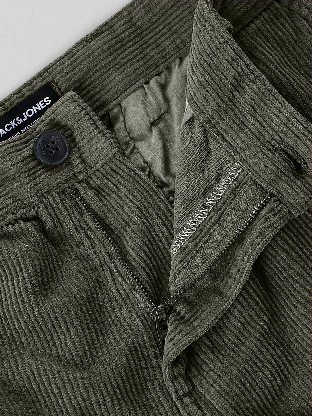 Green Cotton Corduroy Pants