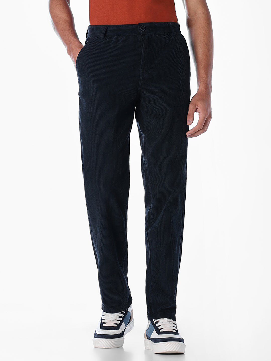 4 Pocket Cotton Corduroy Pants