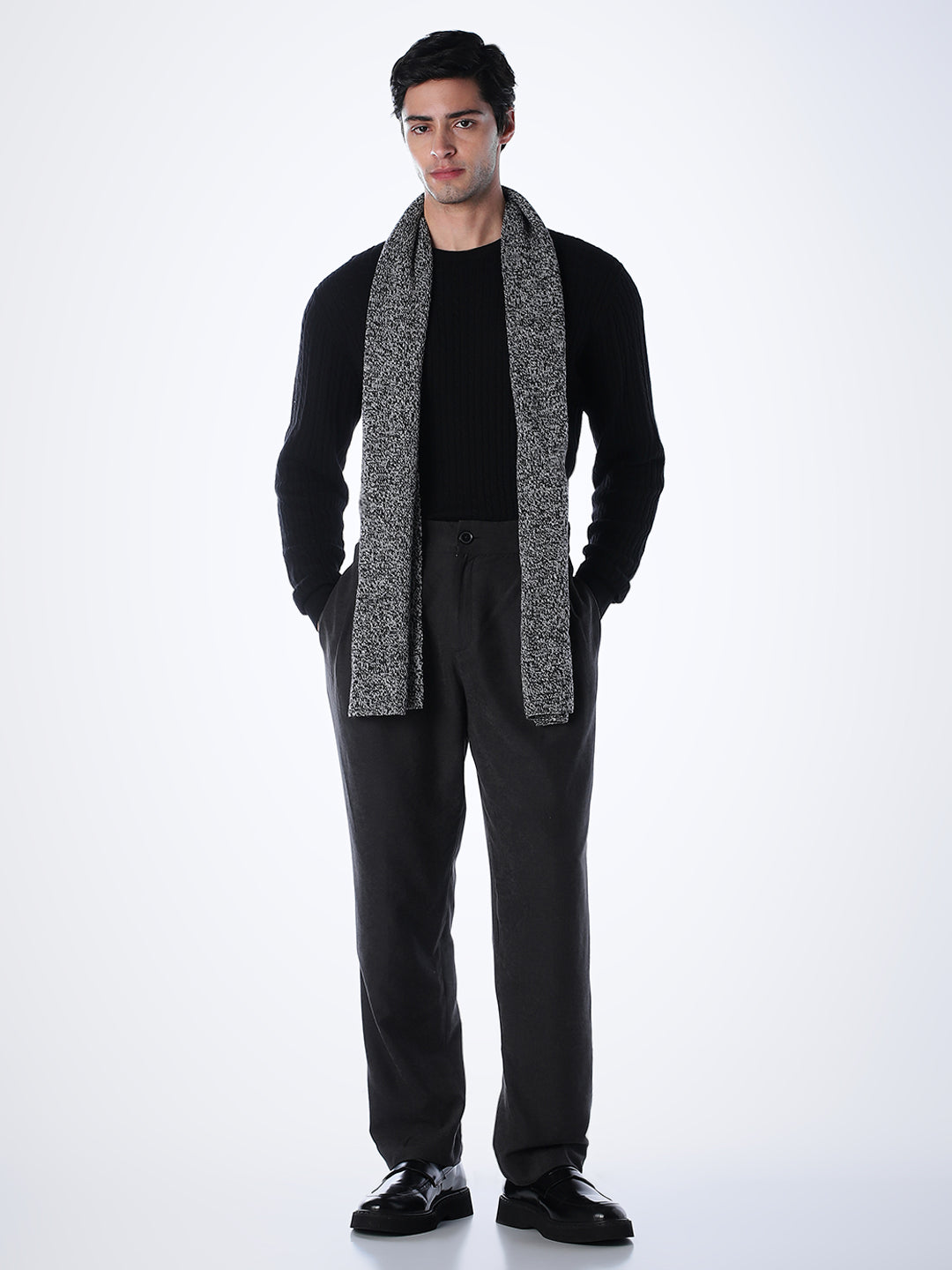 Black Slim Fit Pullover